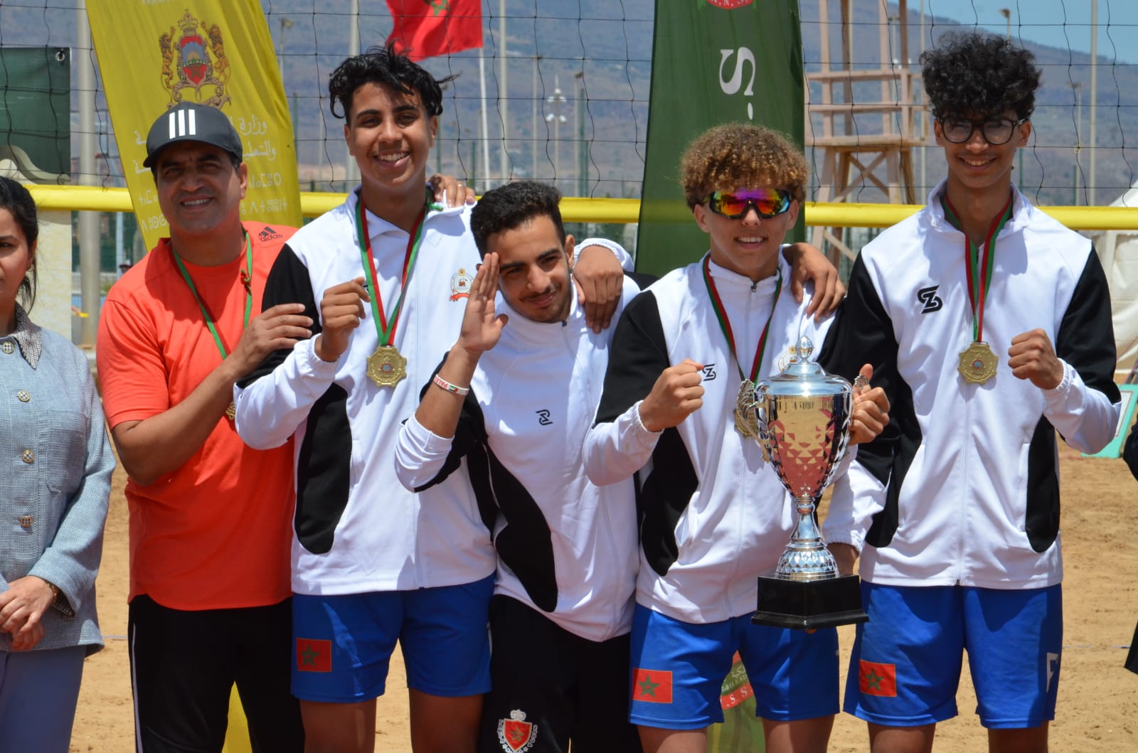Beach-volley : Les vainqueurs du Championnat national scolaire récompensés