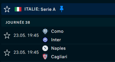 Série A : Ce vendredi, terminus !