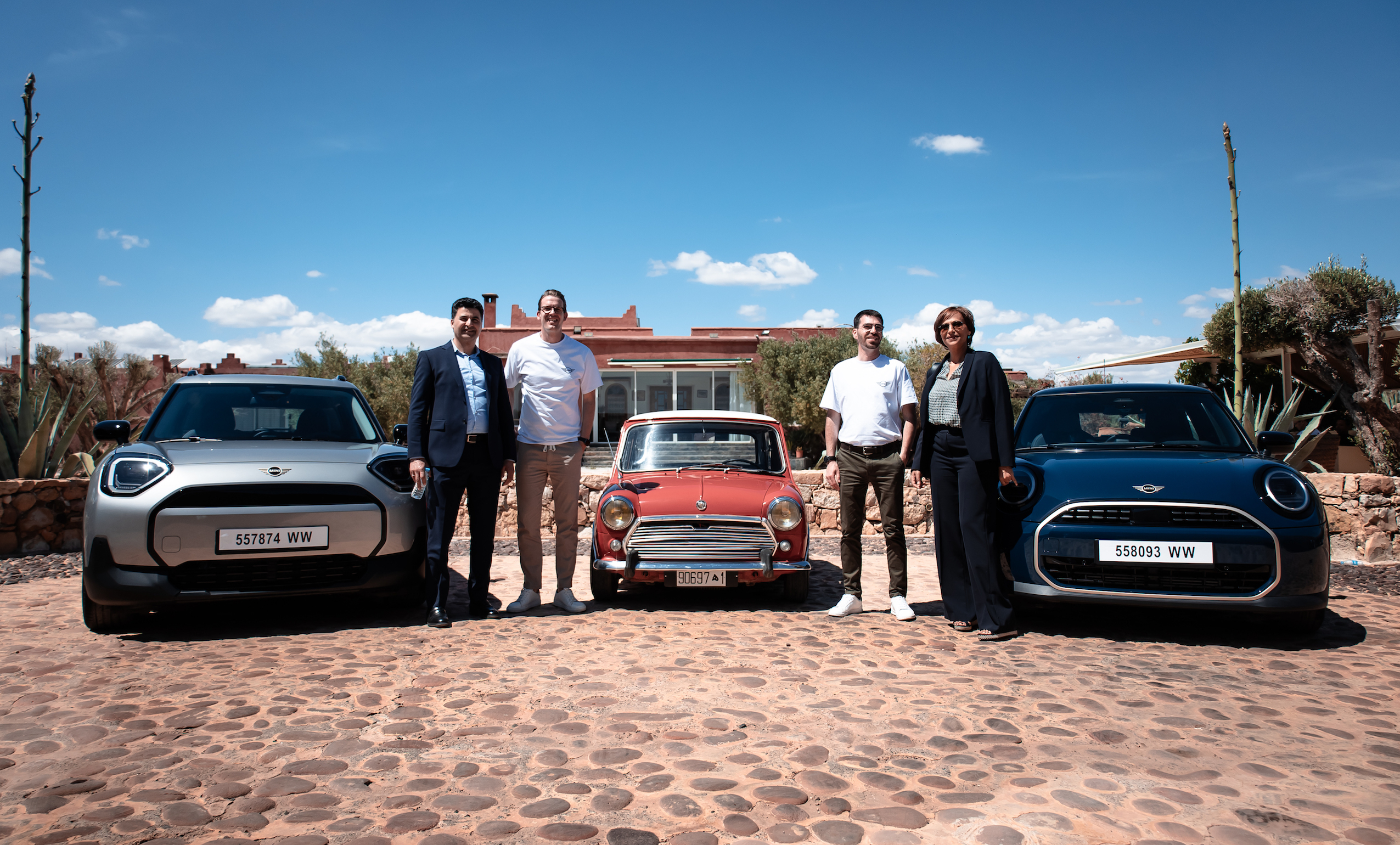 MINI, entre tradition et modernité, au domaine du Rétro, à Marrakech.