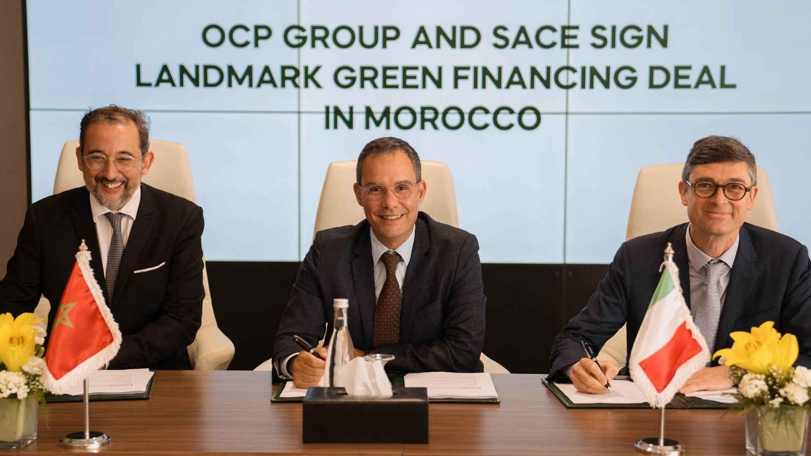 Maroc-Italie : le Groupe OCP et SACE signent un accord majeur de financement vert de 365 M€