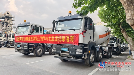 ​Le Maroc s’apprête à recevoir des camions malaxeurs Shantui Jianyou conçus pour ses chantiers en cours