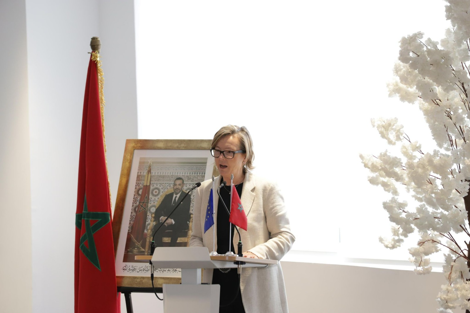 L'ambassadrice de l'Union européenne au Maroc, Patricia Llombart Cussac