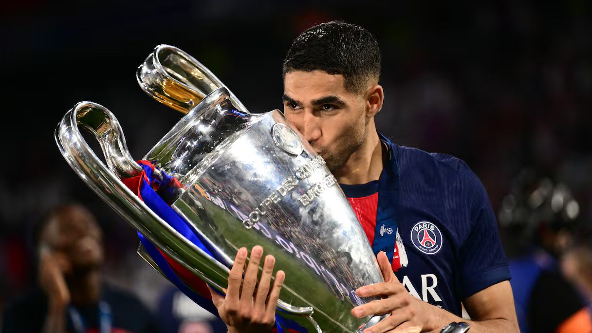 ​Achraf Hakimi en tête des latéraux les mieux valorisés au monde