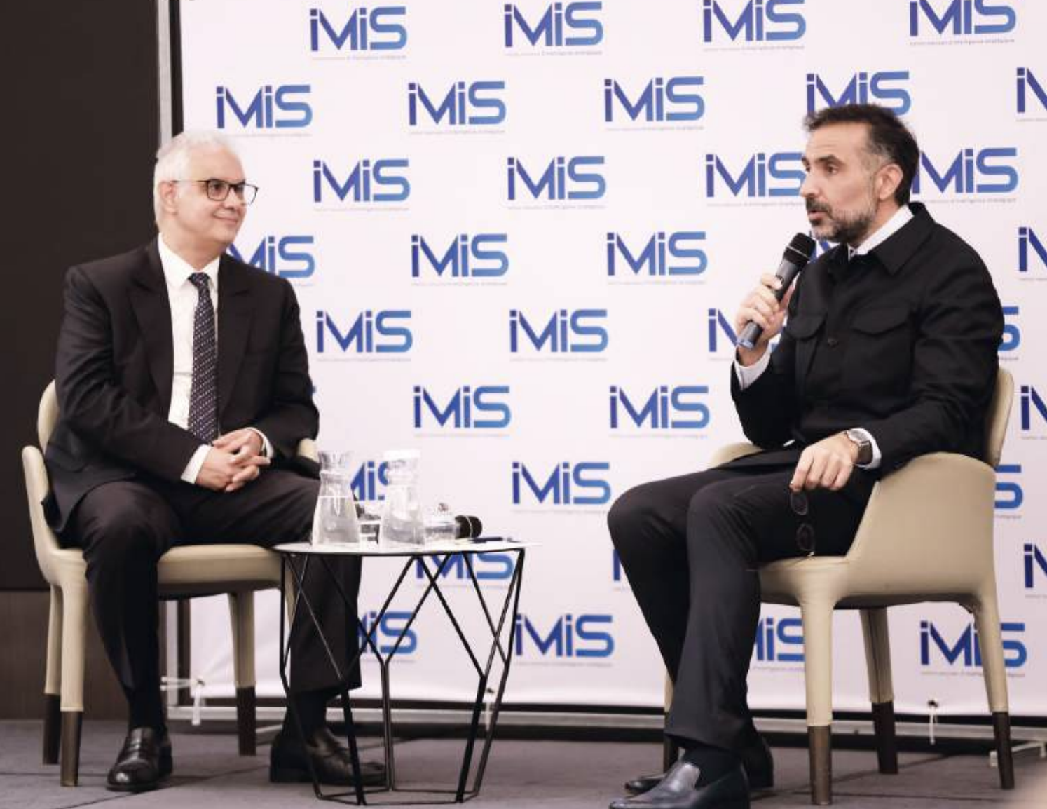 Nizar Baraka, ministre de l’Equipement et de l’Eau, et Abdelmalek Alaoui, Président de l’IMIS.
