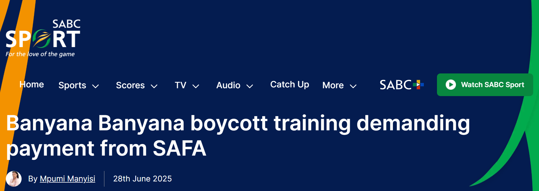 Prépa. CAN (f) Maroc 24 : Les Sud-Africaines boycottent les entrainements !?