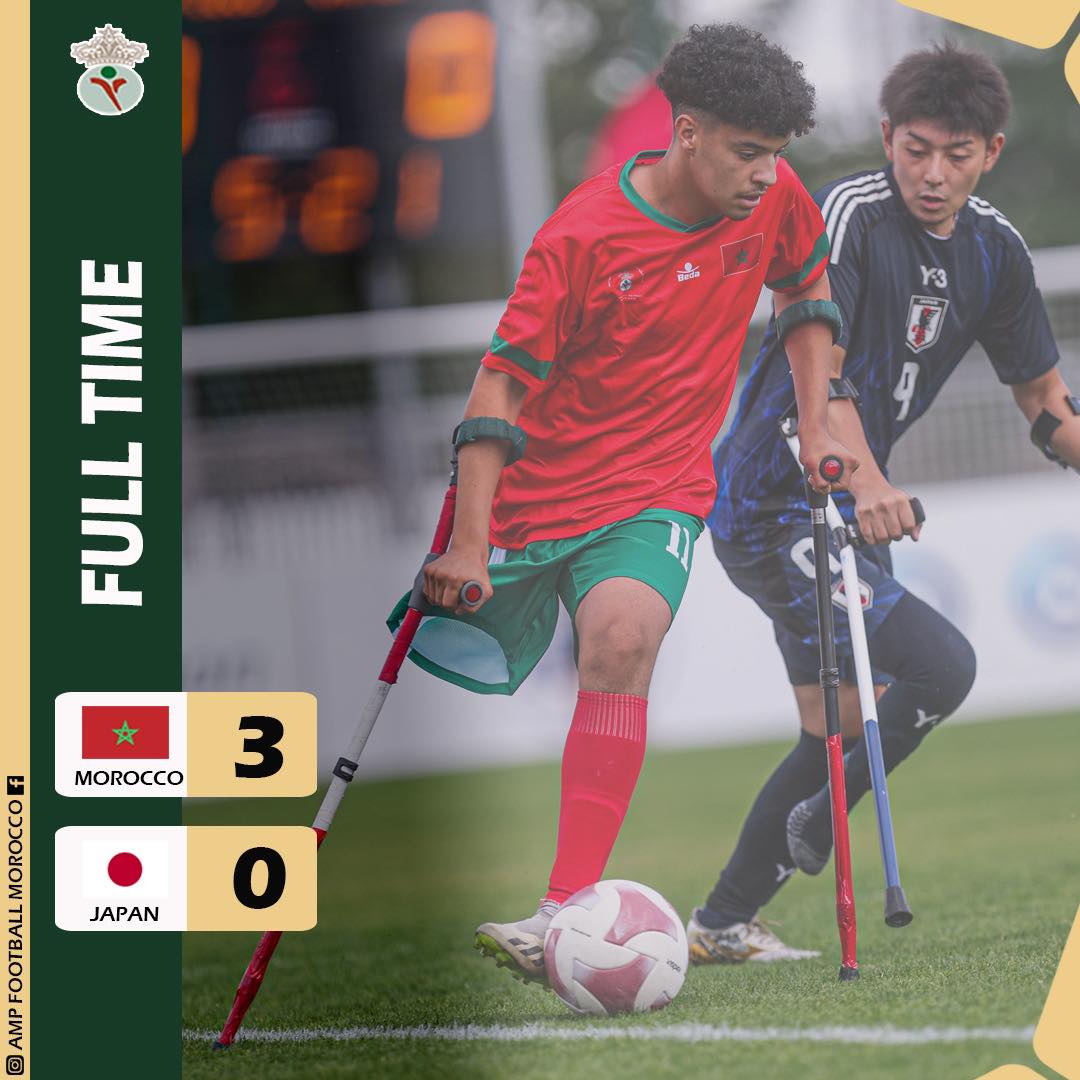 Amp Football Cup Varsovie 25 : Entrée réussie de l’Equipe nationale face au Japon