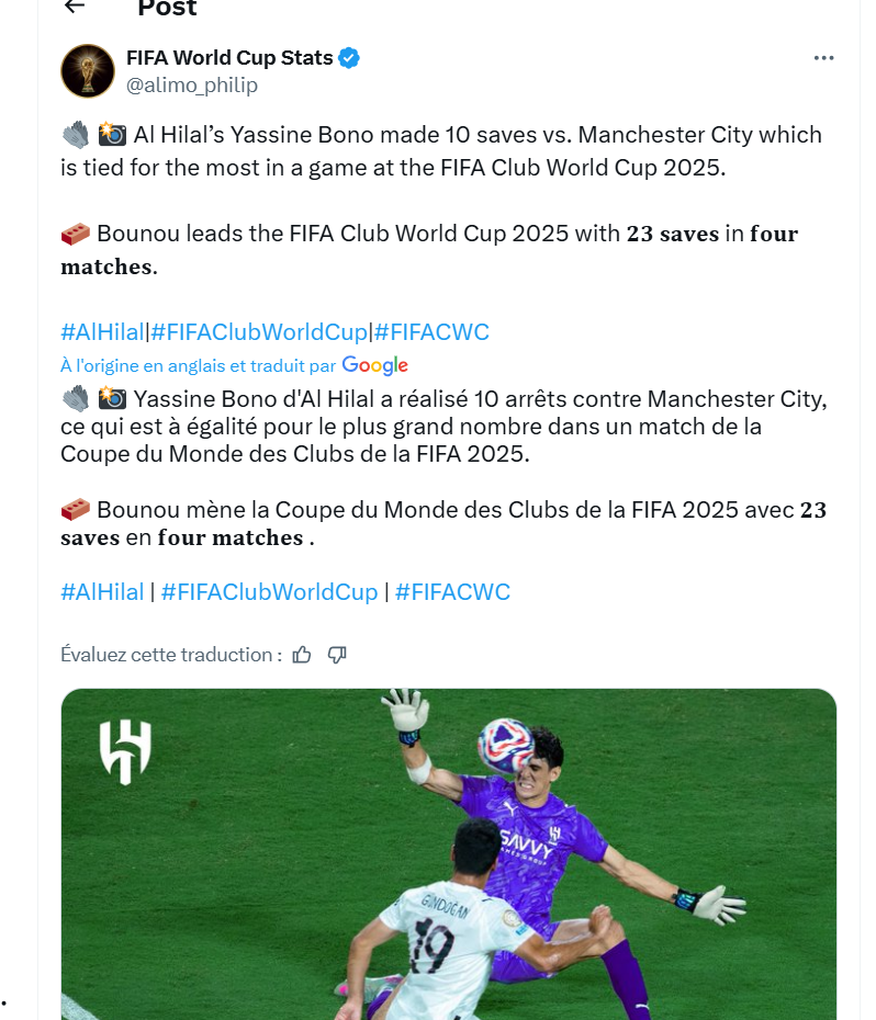 CDM 2025 / Spécial Bounou : Guardiola s’incline !