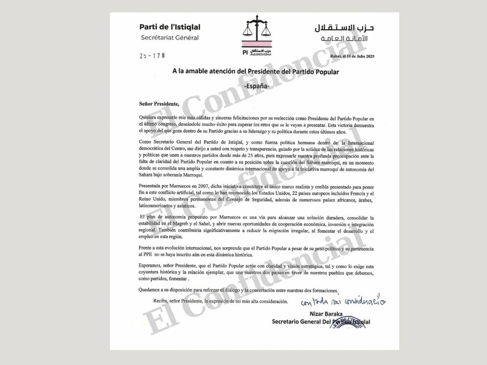 Polisario invité au Congrès du PP espagnol: Nizar Baraka recadre Feijóo sur la marocanité du Sahara