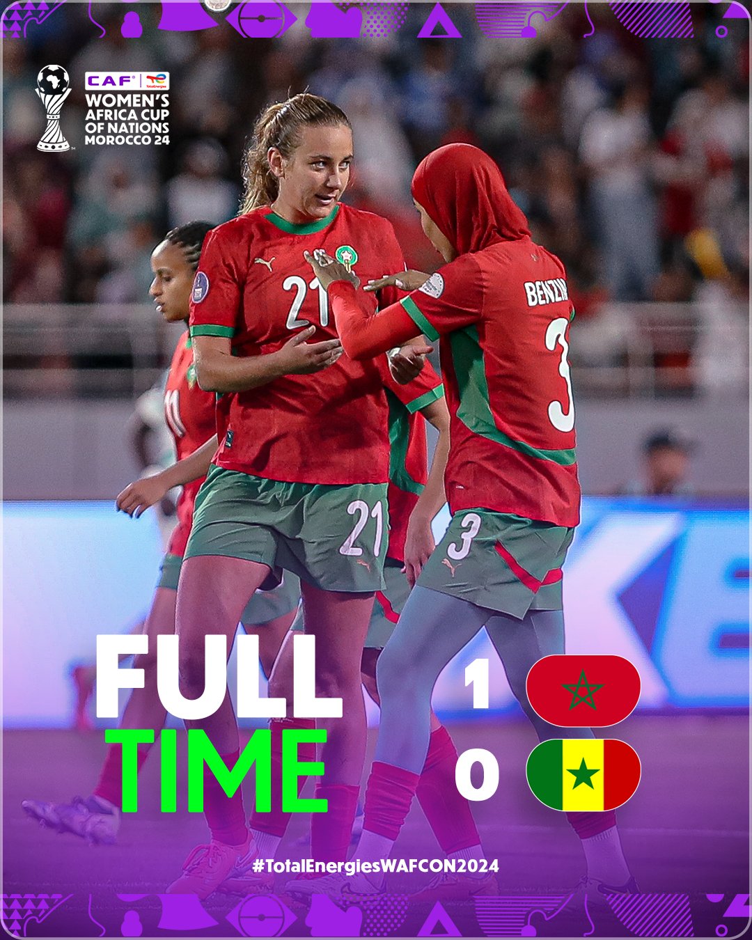 CAN (f) 2024: Le Maroc QUALIFIE  premier du groupe A