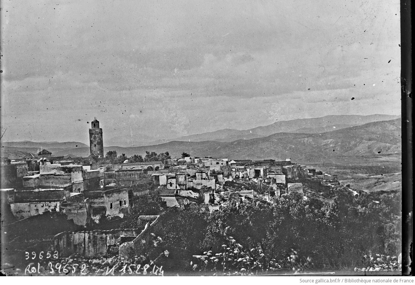 Photographie historique de Taza - Source Gallica