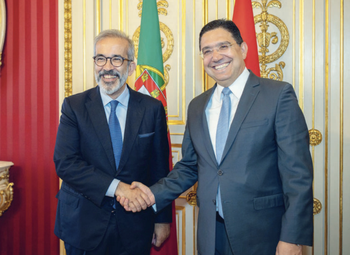 Nasser Bourita, MAE, et son homologue portugais, Paulo Rangel.