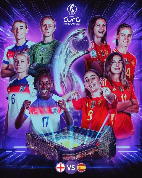 EURO Féminin 2025 / Aujourd’hui, une finale de feu entre l’Espagne et l’Angleterre : Horaire ? Chaînes ?