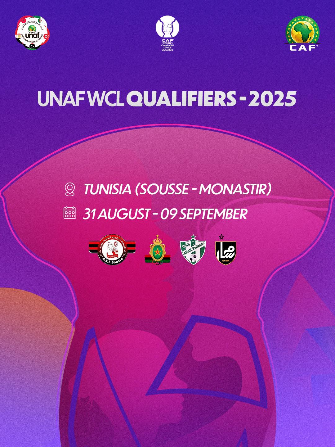 CAF / UNAF : les dates des qualifications pour la LDC féminine fixées