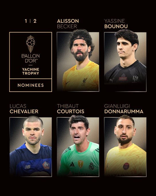 Baalon d'or / Trophée Yachine: Bounou nominé 