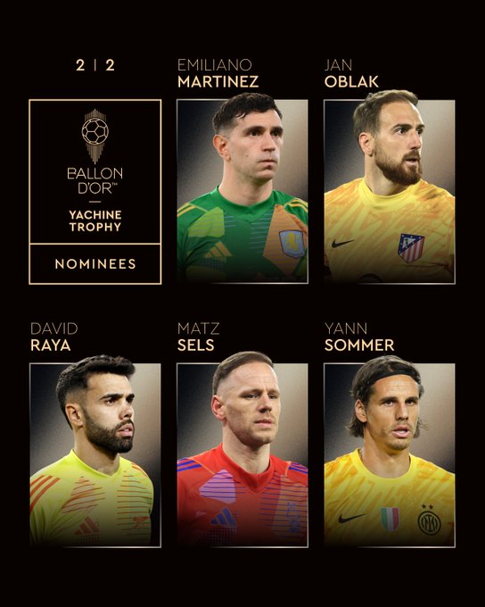 Baalon d'or / Trophée Yachine: Bounou nominé 