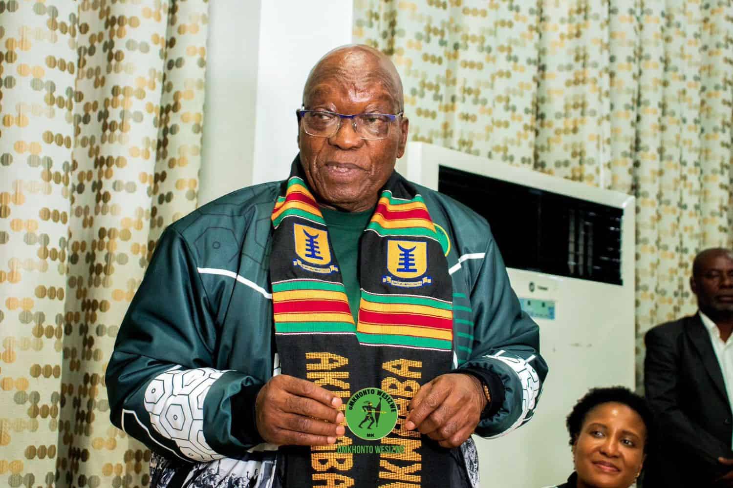 Jacob Zuma lors de son intervention dans une conférence organisée à l'université des études professionnelles à Accra. Photo: MK .