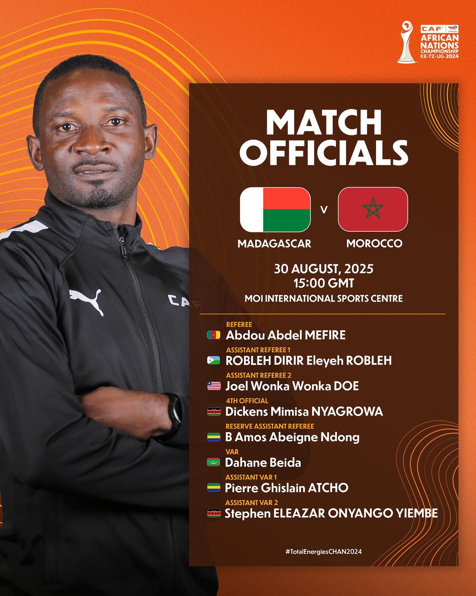 CHAN 2024 / Finale Maroc-Madagacar : quels arbitres ?