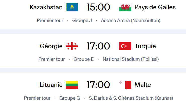 Qualifs CDM 2026 / Zone Europe : programme de ce jeudi