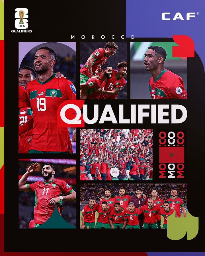 Qualifs CDM 26 : Le Maroc premier pays qualifié en Afrique