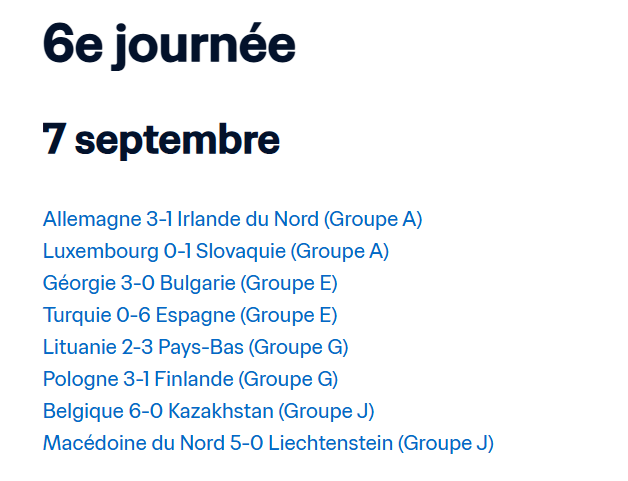 Qualifs Mondial 26 / Europe : L’Allemagne se relance