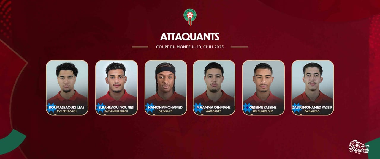 CDM U20 : Ouhabi dévoile sa liste mondialiste