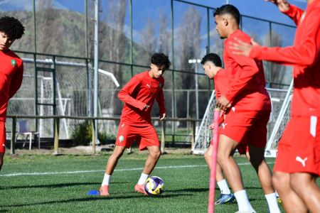 Mondial U20 : Première séance d’entraînement des Lionceaux à Santiago