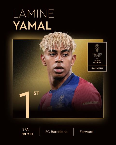 Trophée Kopa : Lamine Yamal