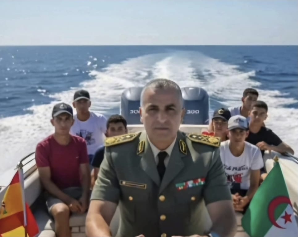 Mise en scène de l'évasion scabreuse du général algérien déchu