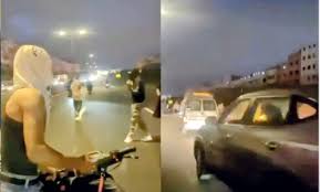 24 jeunes arrêtés  après avoir bloqué la circulation à l'autoroute urbaine de Casablanca