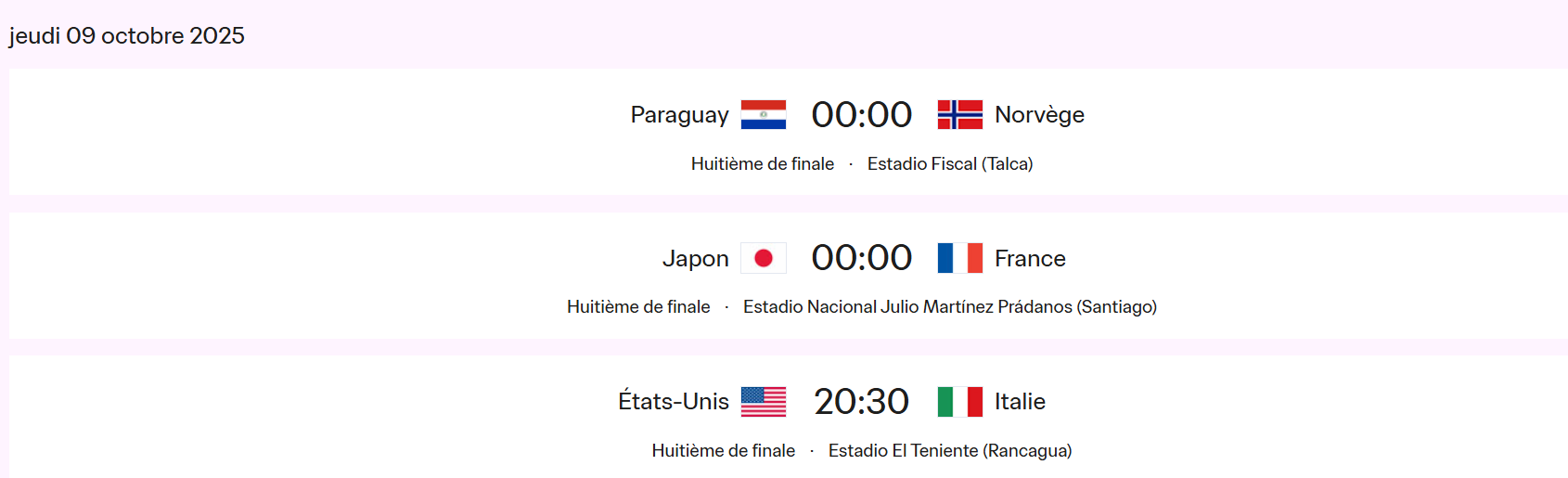 Mondial U20 / Officiel : Maroc vs Corée du Sud en huitièmes : Date ? horaire ?