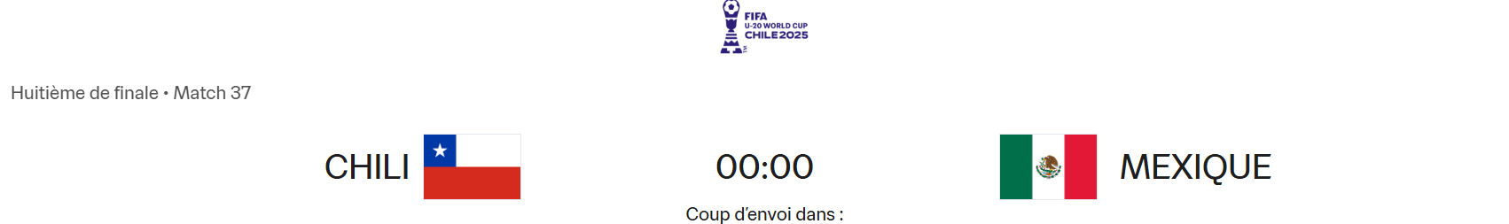 Mondial U20 / 8es : Des arbitres marocains pour donner le coup d’envoi ce soir