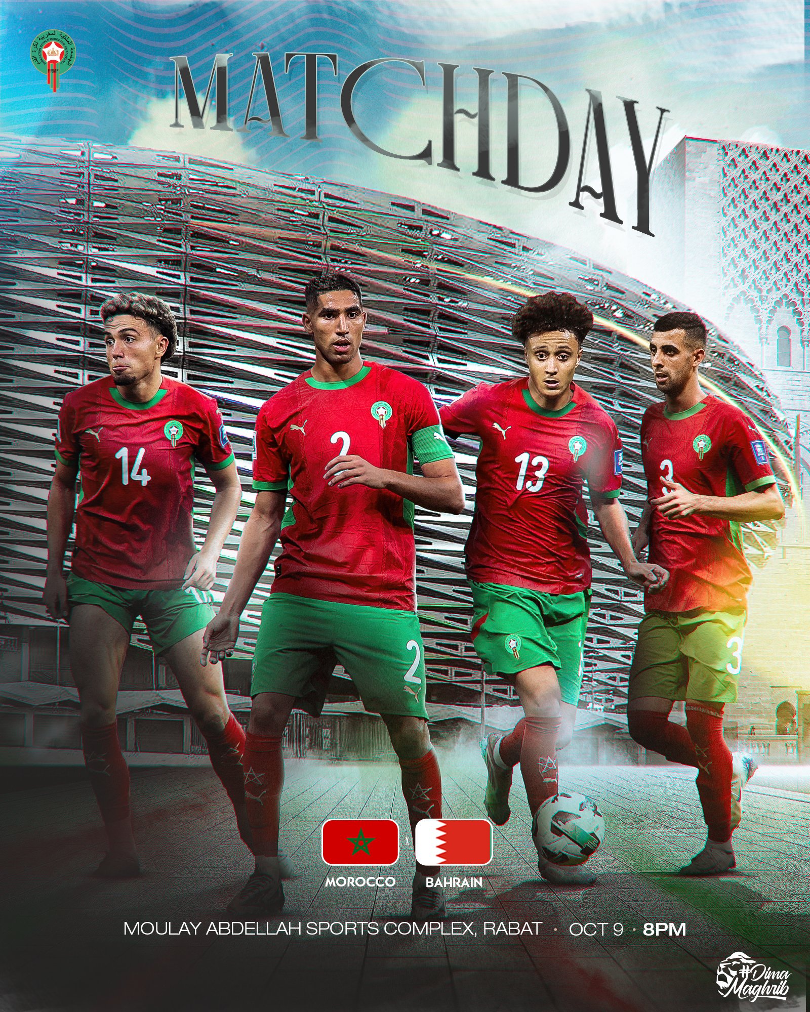 Amical Maroc -Bahreïn : Un test pour le réglage et  une 15e victoire de suite !