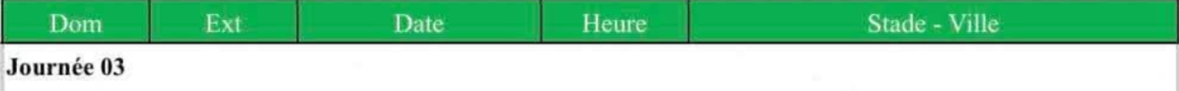 Botola D2 / J3(acte 2) : Programme du jour