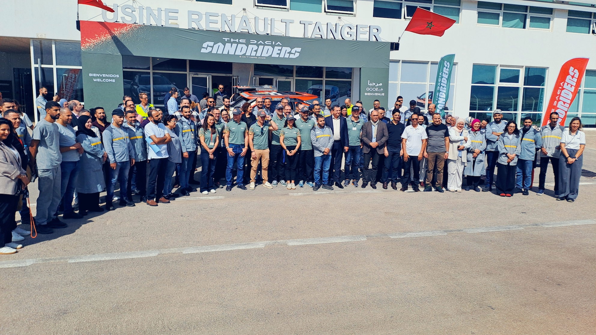Le Dacia Sandrider présenté à l’usine Renault de Tanger