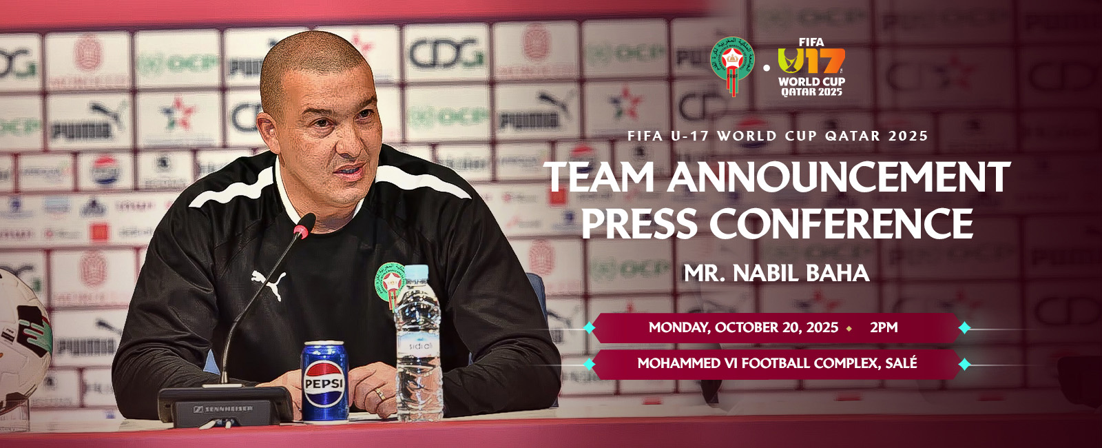 Mondial masculin U17. Qatar 25 : Nabil Baha dévoilera sa liste lundi prochain