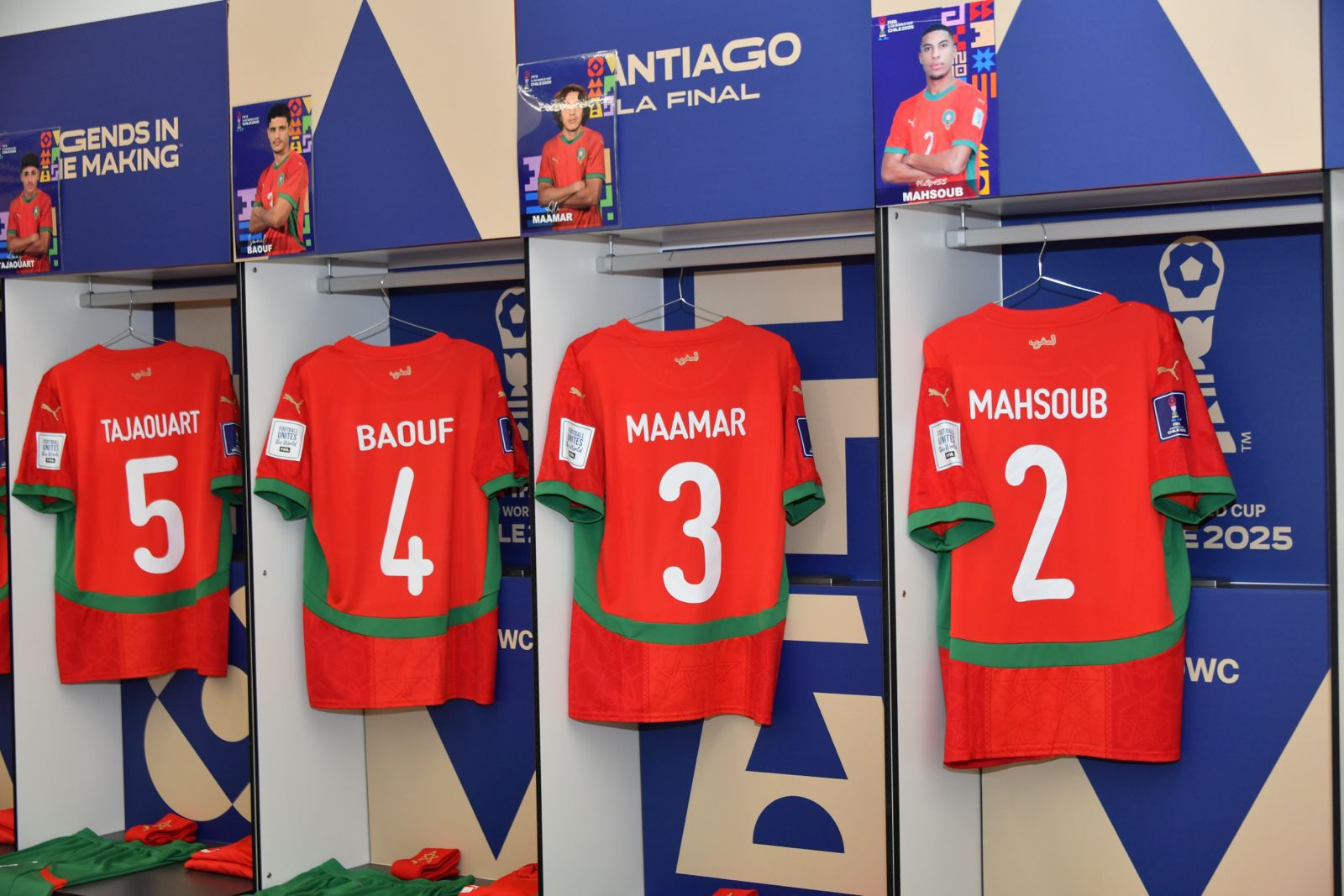 L'Avant-Finale Maroc-Argentine : le vestiaire des Lionceaux (Photos)