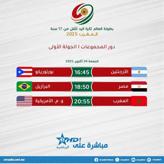 Mondial U17 de Handball Casablanca 2025 : les Lionceaux en lice face aux États-Unis ce soir