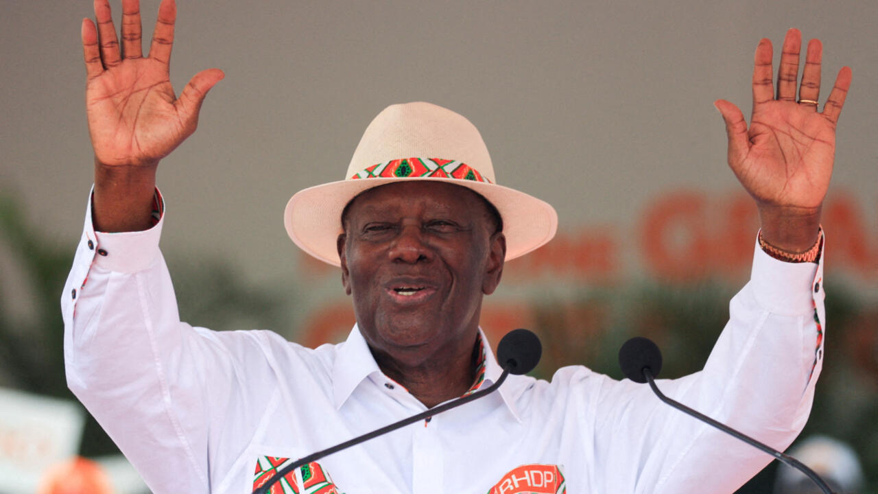 Alassane Ouattara réélu à la tête de la Côte d'Ivoire pour un quatrième mandat Alassane Ouattara réélu à la tête de la Côte d'Ivoire pour un quatrième mandat