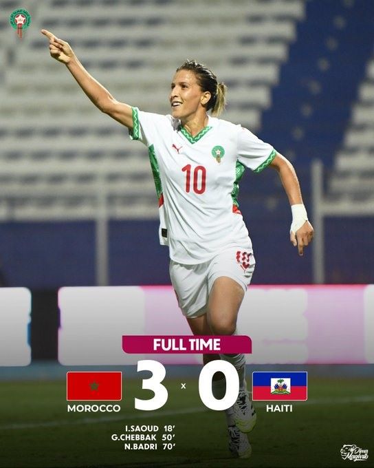 Foot féminin amical / Maroc – Haïti : Victoire des Lionnes ‘’A’’
