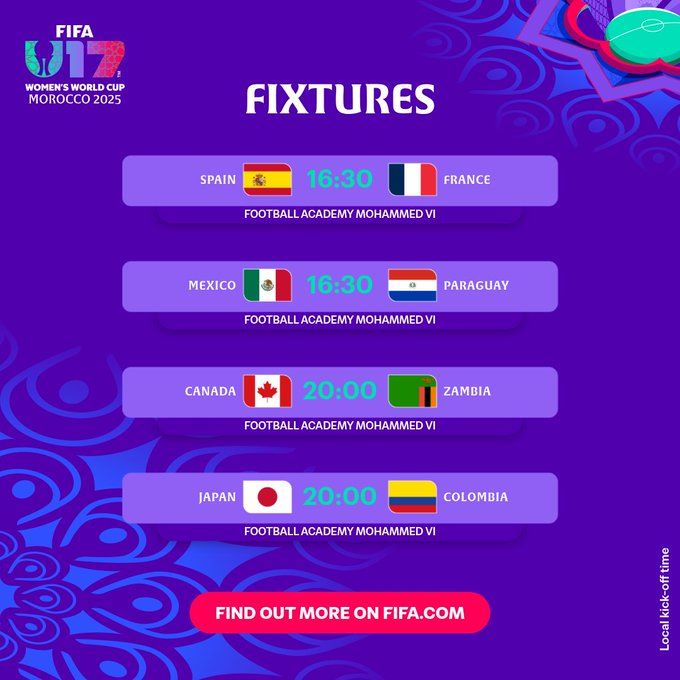 Mondial U17 féminin : France -Espagne,  choc du dernier acte des huitièmes