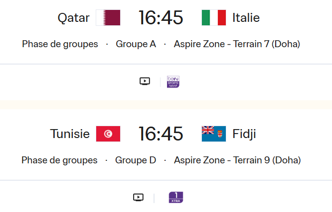 CDM (M) U17 Qatar25 / Programme du jour : Les Lionceaux en lice ce lundi au Qatar