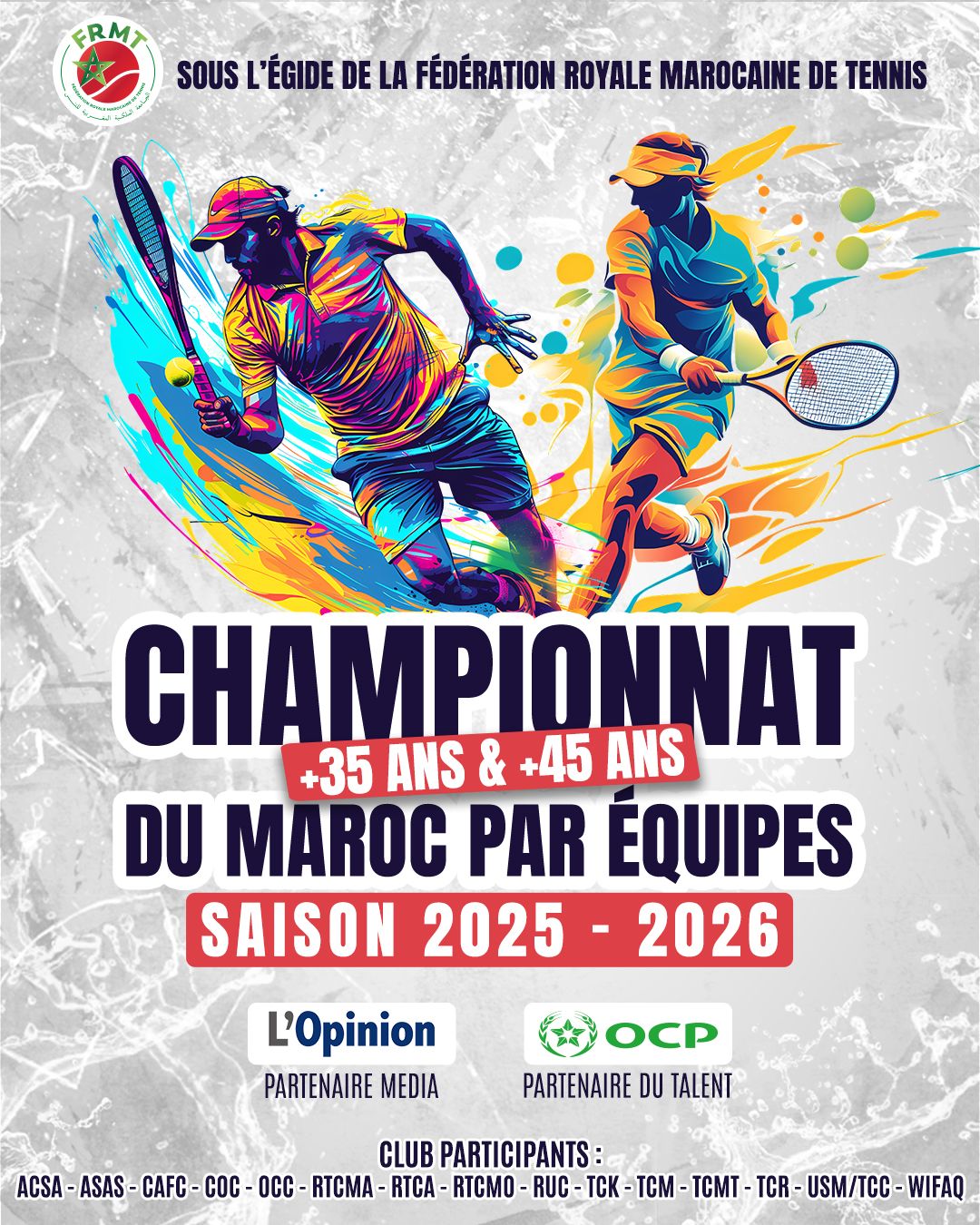 Ça se corse en championnat du Maroc des vétérans.