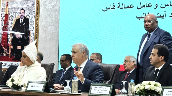 Installation de Khalid Ait Taleb, nouveau Wali de la région Fès-Meknès, gouverneur de la préfecture de Fès