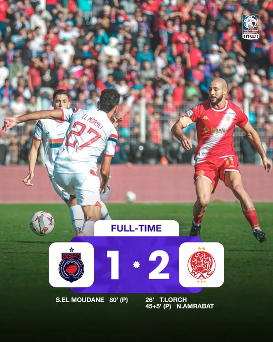 Botola D1/J8 : Le Wydad  confirme, l'OCS s'enlise !