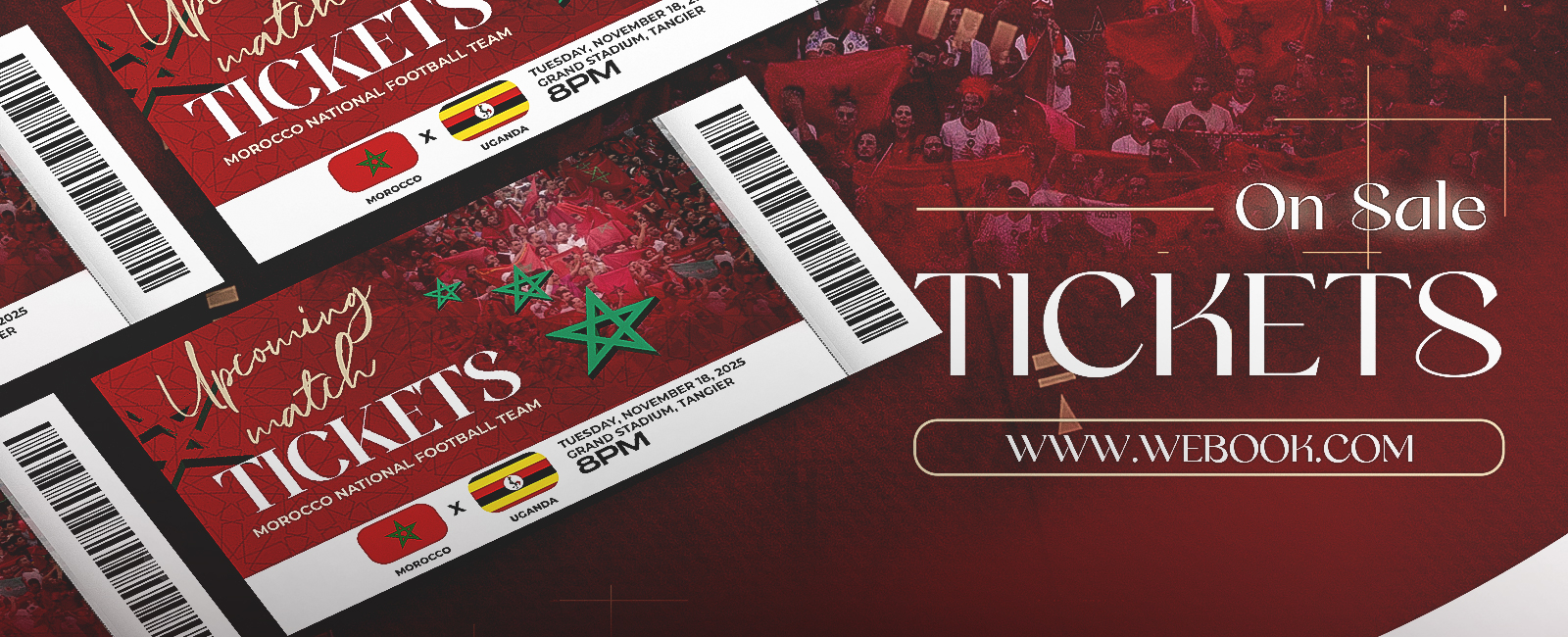 Amical Maroc-Ouganda : La billetterie lancée dès ce lundi