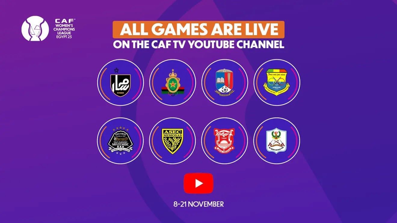 LDC (f) CAF: A suivre sur la chaîne YouTube officielle de la CAF