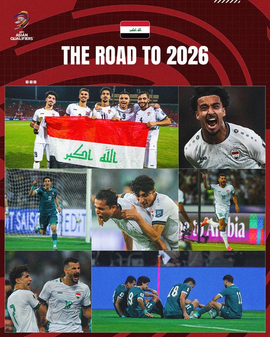 Barrages CDM26 Asie : Ce jeudi, Irak vs Émirats Arabes Unis : Horaire. Chaînes ?