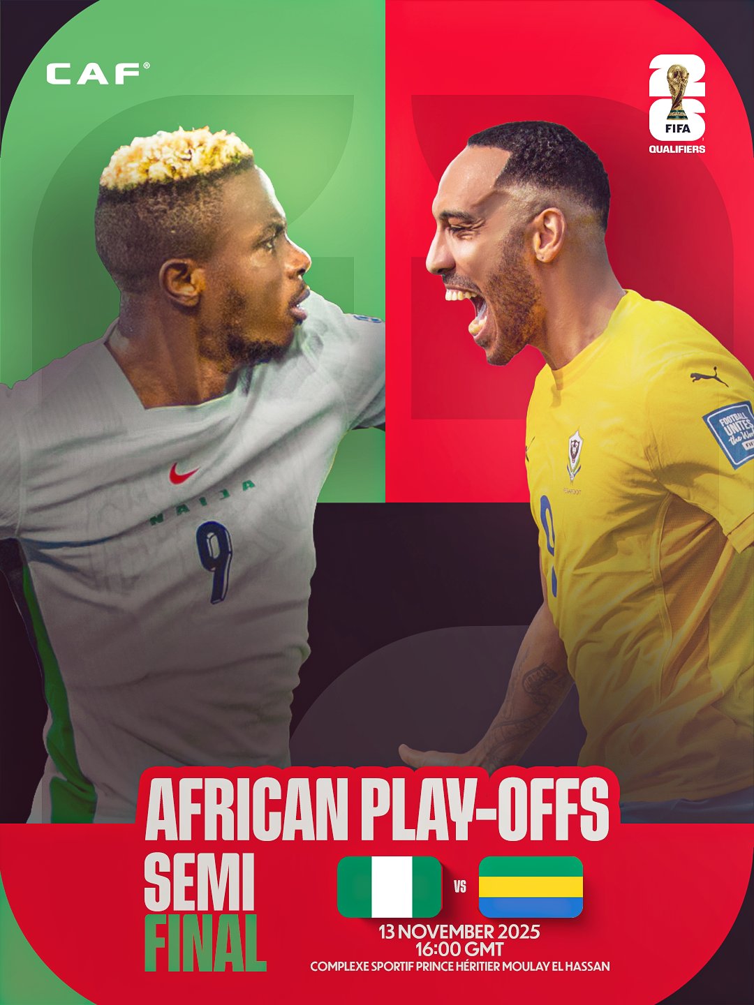 Barrages CDM 26 (CAF) : Nigeria – Gabon, heure et chaînes ?