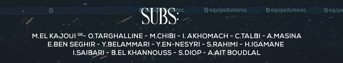 Amical Maroc-Mozambique : Les onze Lions  du coup d'envoi