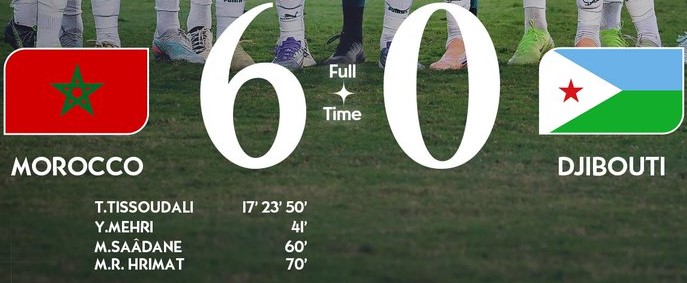 Prépa. Coupe Arabe FIFA 25 : Large victoire des A’ face à Djibouti